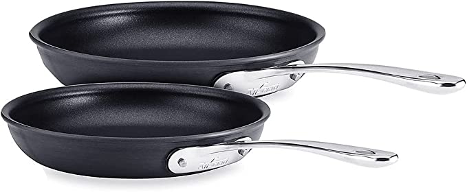 All-Clad HA1 Hard Anodized Nonstick 2 Piece Fry Pan Set 8